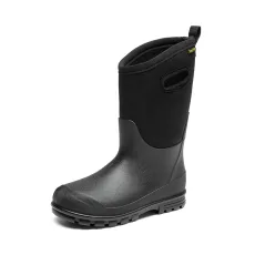 Kids Camo Pull On Winter Snow Boots