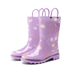 Kids Waterproof Handle Top Rain Boots Kids Waterproof Handle Top Rain Boots