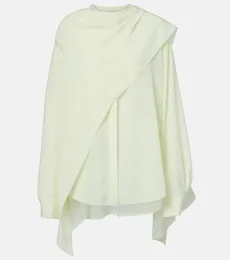 Kiki draped silk blouse Kiki draped silk blouse