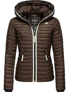 Kimuk Prc Women's Transition Jacket Lightweight Quilted Jacket with Hood XS - 3XL, Dark Choco, XS Kimuk Prc Women's Transition Jacket Lightweight Quilted Jacket with Hood XS - 3XL, Dark Choco, XS