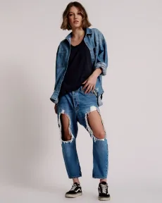 Kingpins Low Waist Cropped Boyfriend Denim Jeans Denim Jeans - Kingpins Bay Blue Size 31 One Teaspoon Kingpins Low Waist Cropped Boyfriend Denim Jeans Denim Jeans - Kingpins Bay Blue Size 31 One Teaspoon