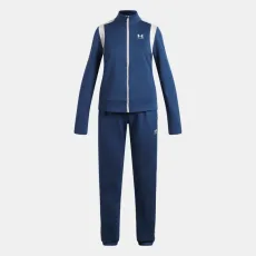Knit Girls' Tracksuit Blackout Navy Summit White Summit White YSM (50 - 54 in) Knit Girls' Tracksuit Blackout Navy Summit White Summit White YSM (50 - 54 in)