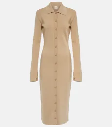 Knit shirt dress Knit shirt dress