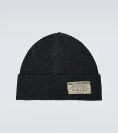 Knitted cotton watch cap Knitted cotton watch cap