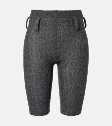 Knitted wool and cashmere shorts Knitted wool and cashmere shorts