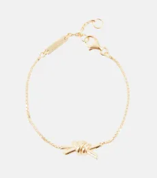 Knot gold-plated sterling silver bracelet Knot gold-plated sterling silver bracelet