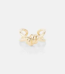 Knot gold-plated sterling silver ring Knot gold-plated sterling silver ring