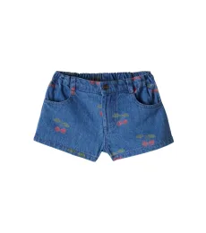 Konges SlÃjd Magot printed denim shorts Konges SlÃjd Magot printed denim shorts