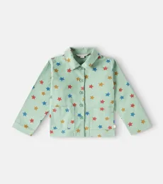 Konges Sløjd Fen printed cotton canvas jacket Konges Sløjd Fen printed cotton canvas jacket