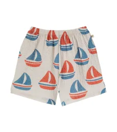 Konges Sløjd Short Elliot imprimé en seersucker de coton Konges Sløjd Short Elliot imprimé en seersucker de coton