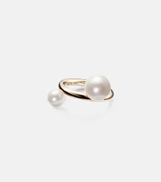 La Grace 14kt gold ring with pearls La Grace 14kt gold ring with pearls