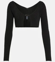 La Maille Pralù cropped cardigan La Maille Pralù cropped cardigan