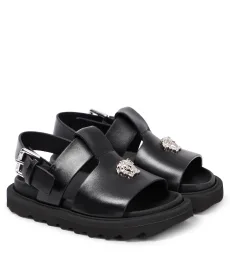 La Medusa leather sandals La Medusa leather sandals