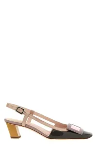 Lacquered slingback - Multicolor