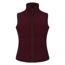 Ladies Guildford Fleece Gilet - Wine - 8 Ladies Guildford Fleece Gilet - Wine - 8