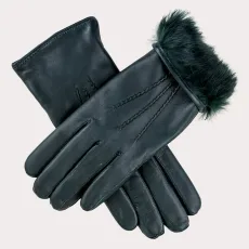Hazelnut Quilted Leather Gloves with Zip - Cashmere Lined Hazelnut Quilted Leather Gloves with Zip - Cashmere Lined