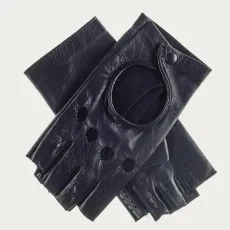 Ladies Leather Fingerless Gloves