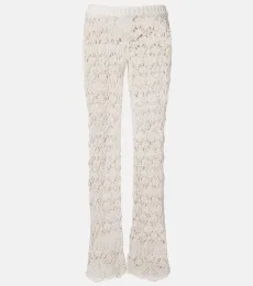 Lagoon Romance crochet flared pants Lagoon Romance crochet flared pants