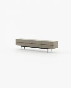 LAGOS Media Unit Aged Oak Veneer Matte