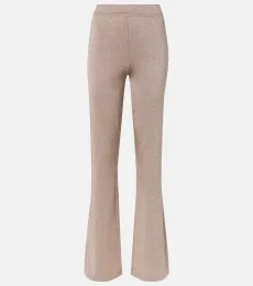 Lame flared pants Lame flared pants