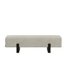 LANDON Bench Zena fabric Cream