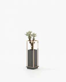 LANIE Planter & Pot Grey Eucalyptus Veneer Matte LANIE Planter & Pot Grey Eucalyptus Veneer Matte