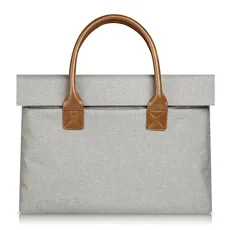 Laptop Tote Bag Nylon Classic Travel Business Computer Shoulder Bag Carrying Briefcase Handbag for 14Inch Laptop/Notebook/MacBook/Ultrabook/Tablet Light Grey Laptop Tote Bag Nylon Classic Travel Business Computer Shoulder Bag Carrying Briefcase Handbag for 14Inch Laptop/Notebook/MacBook/Ultrabook/Tablet Light Grey