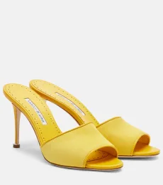 Larache 90 suede mules
