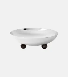 Large horn and steel bowl Large horn and steel bowl
