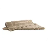 Latte Bath Mats 1000 GSM Cotton Size - 2 Stripes