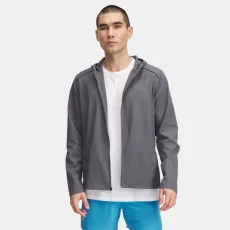 Launch Mens Hooded Jacket Castlerock / Jet Gray / Reflective Launch Mens Hooded Jacket Castlerock / Jet Gray / Reflective