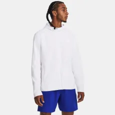 Launch Mens Hooded Jacket White / Steel / Reflective Launch Mens Hooded Jacket White / Steel / Reflective