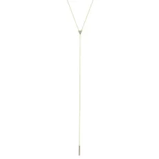 Laurel Y Necklace - 18k Gold Plated Brass Laurel Y Necklace - 18k Gold Plated Brass