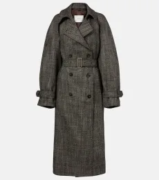 Laurin double-breasted virgin wool coat Laurin double-breasted virgin wool coat