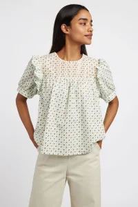 Laurine Dainty Mixmatch Top - white Cotton Laurine Dainty Mixmatch Top - white Cotton