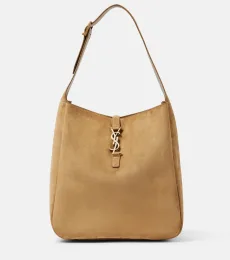 Le 5 Ã 7 Supple Large suede shoulder bag Le 5 Ã 7 Supple Large suede shoulder bag