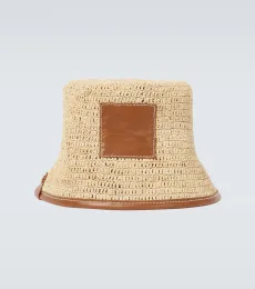 Le Bob Soli raffia bucket hat Le Bob Soli raffia bucket hat