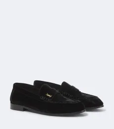 Le Loafer velvet penny loafers Le Loafer velvet penny loafers