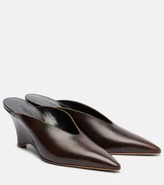 Le Monde BÃryl Victoria 70 leather wedges