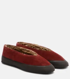 Le Monde Béryl Apres Ski shearling-lined suede flats