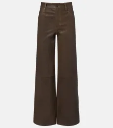Le Slim Palazzo leather wide-leg pants Le Slim Palazzo leather wide-leg pants