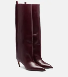 Lea 90 leather knee-high boots