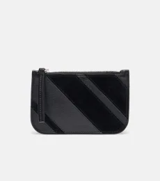 Leather and suede card holder Leather and suede card holder