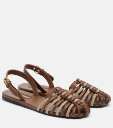 Leather and suede fisherman sandals Leather and suede fisherman sandals