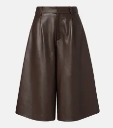 Leather Bermuda shorts Leather Bermuda shorts
