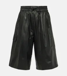 Leather Bermuda shorts Leather Bermuda shorts