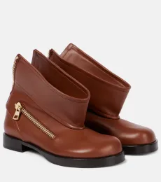 Leather biker boots Leather biker boots