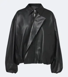 Leather blouson jacket Leather blouson jacket