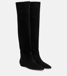 Leather boots