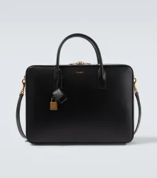 Leather briefcase